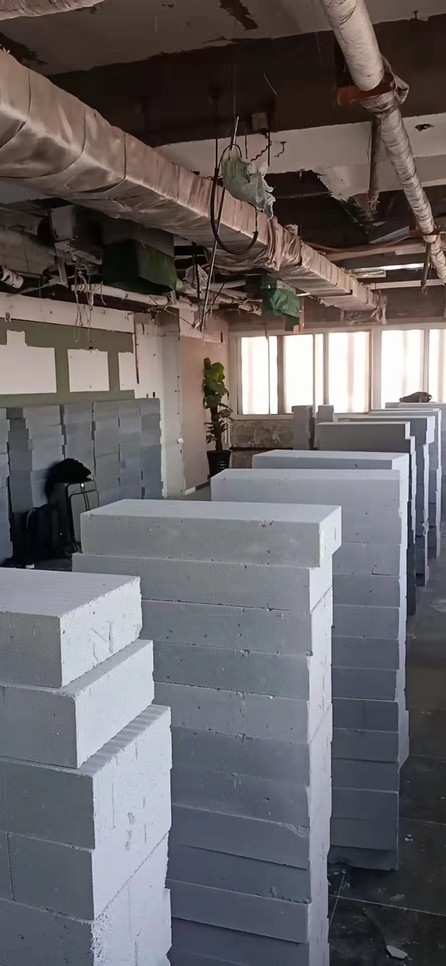 泡沫砖隔墙项目